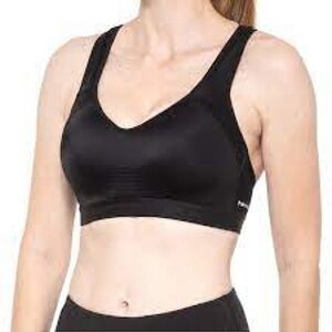 Hind Molded cups Women's Racerback Sports Bra M Athletic Workout Fitness Black